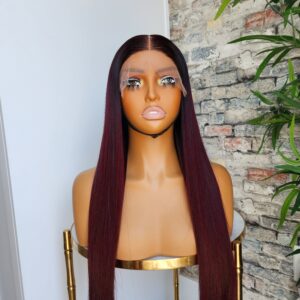Ombre Dark Wine Wig