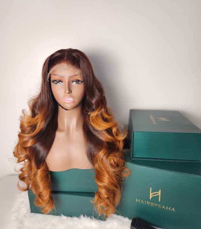 Body Wavy- Burnt Orange Tips