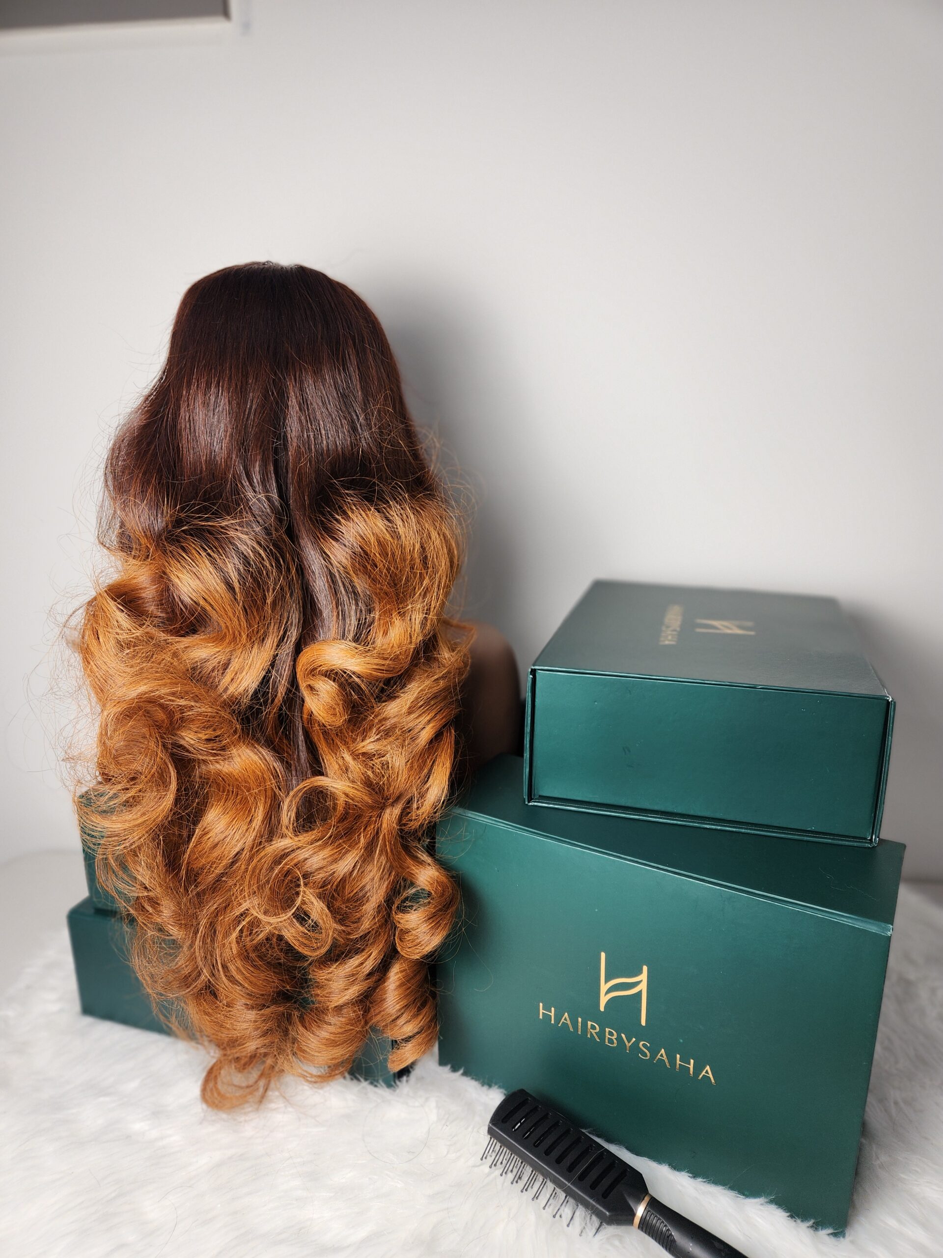 Body Wavy- Burnt Orange Tips - Image 2