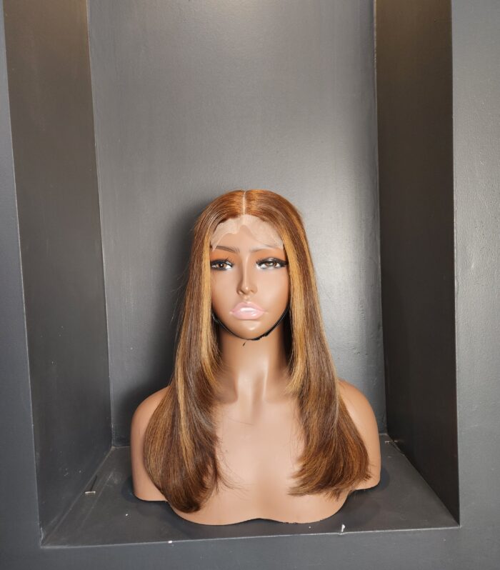 Brown Highlight - Cut Bob