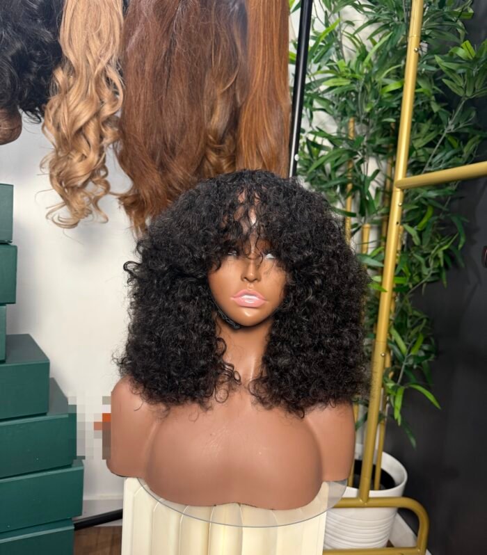 Curly Fringe- Black