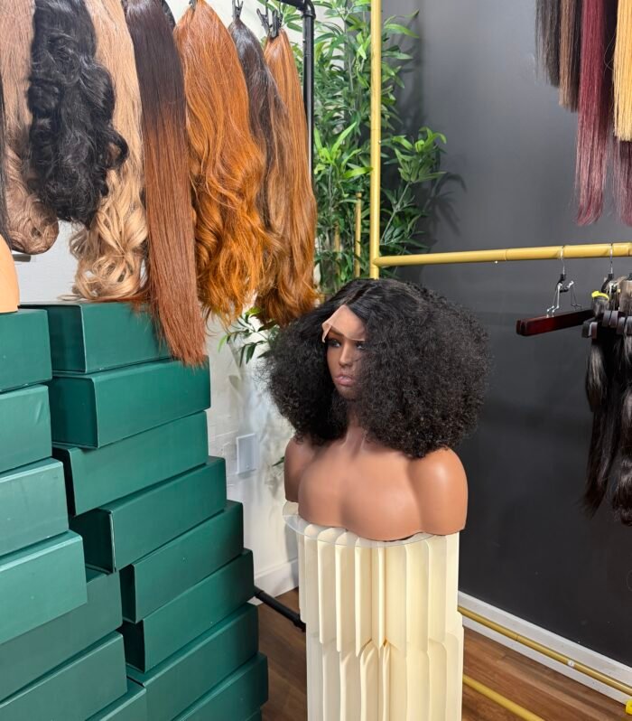 Short Curly - Black Color